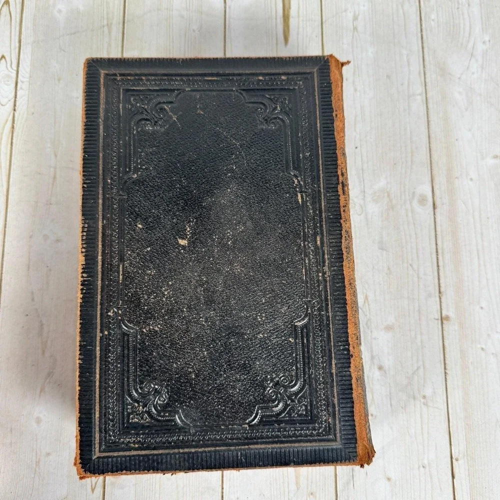 Antique Stark's Gebetbuch German Lutheran Prayer Book Leather Milwaukee